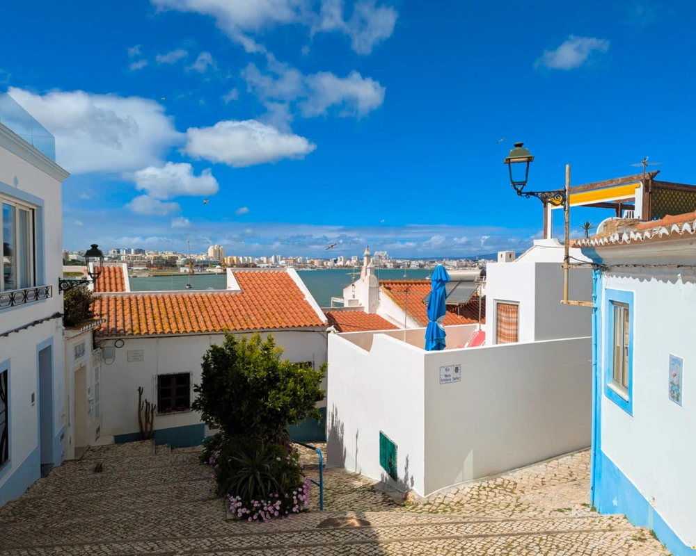 Charming walking streets in Ferragudo