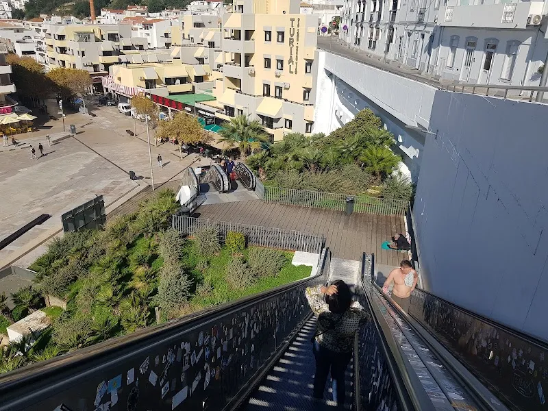 Escalator to Albufeira Old Town